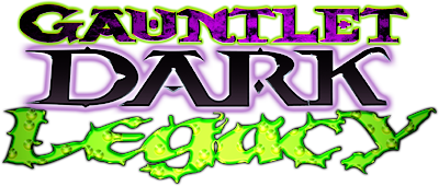 Gauntlet Dark Legacy logo for Gamecube